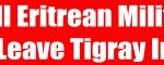 Eritrean Military must Leave